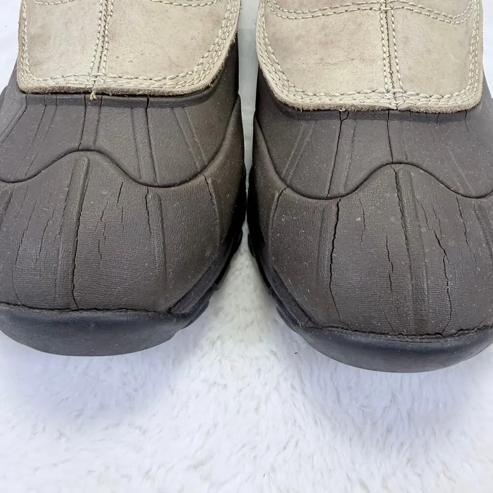 L.L. Bean Storm Chaser Slip On Duck Boots Tek 2.5 Brown Mens Size 7